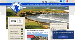 Desktop Screenshot of golfaroundscotland.co.uk